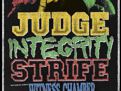 Judge, Integrity, Strife, Witness Chamber, Cherem - 2 Tickets - Soundwell 8/29