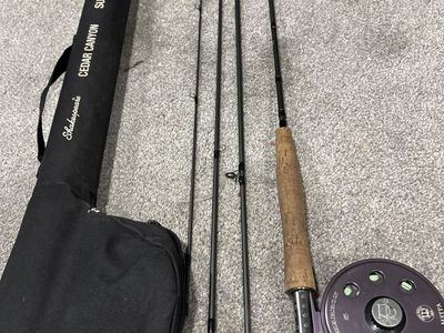 Fly rod 9’ 6wt Ross reel cimarron 5