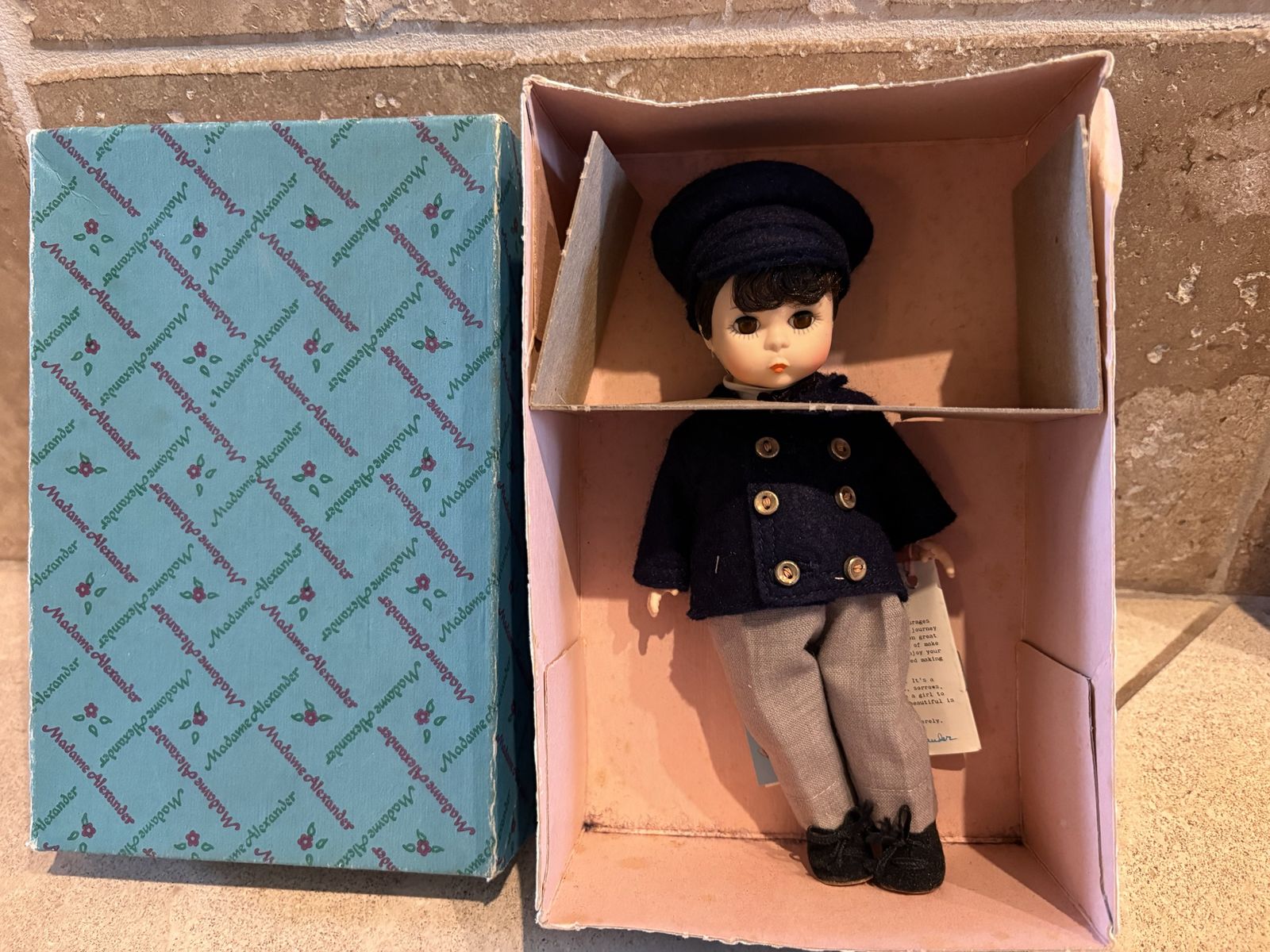 Vintage Madame Alexander Laurie Little Men Doll in Box