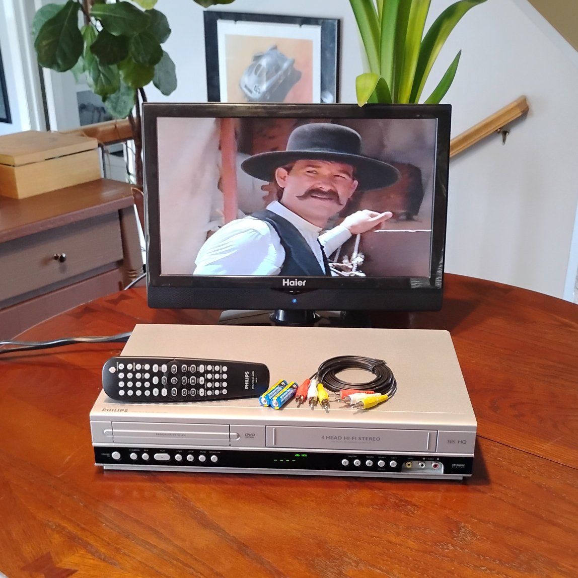 Phillips VCR VHS DVD combo player remote