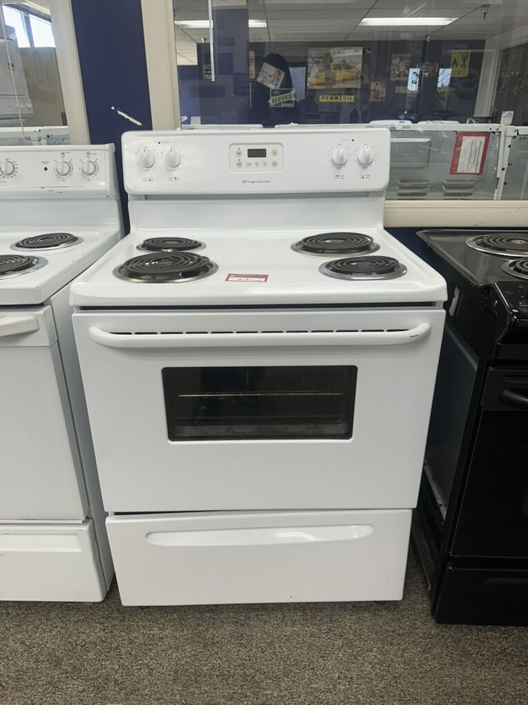 BEST DEALS! GOOD FRIGIDAIRE WHITE COIL TOP RANGE