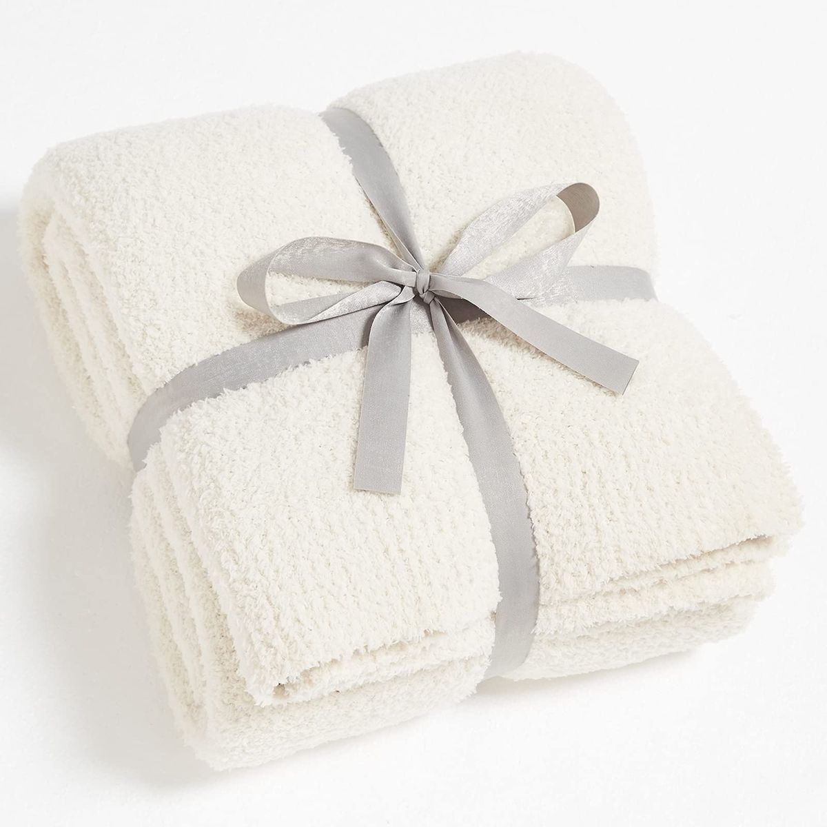 Cozy White Microfiber Throw Blanket - Ultra Soft & Warm
