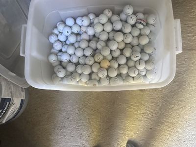 Roughly 100-150 golf Balls - Callaway, Titleist, Srixon Mix - Practice/Driving Range