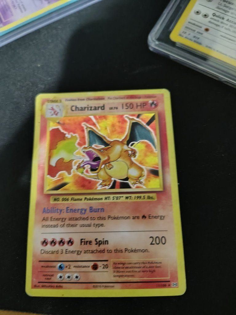 Pokemon 2016 XY Evolutions Charizard Holo Rare #11/108 - Excellent Condition