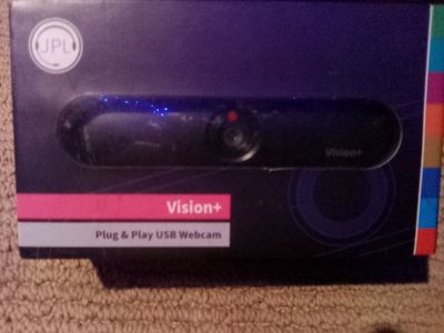 JPL Vision+ Plug & Play 1080p HD Webcam w/ Microphones - Brand New