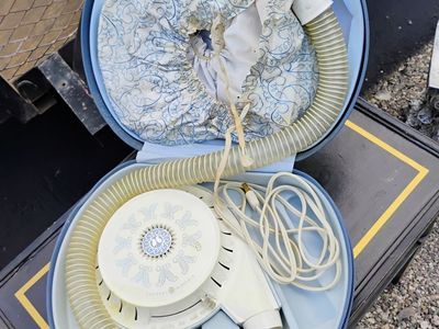 Antique General Electric bonnet hair dryer