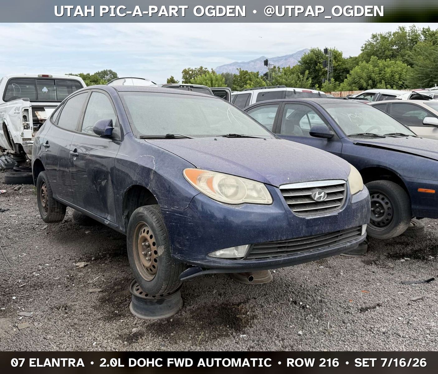2007 Hyundai Elantra Parts - UTPAP Ogden