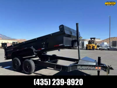 RawMaxx 7X14 14K GDX TELESCOPIC CYLINDER Dump Trailer
