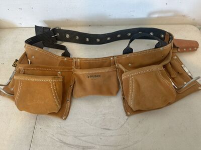 Husky Leather Tool Belt