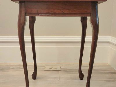 Warm Brown Wood End Table