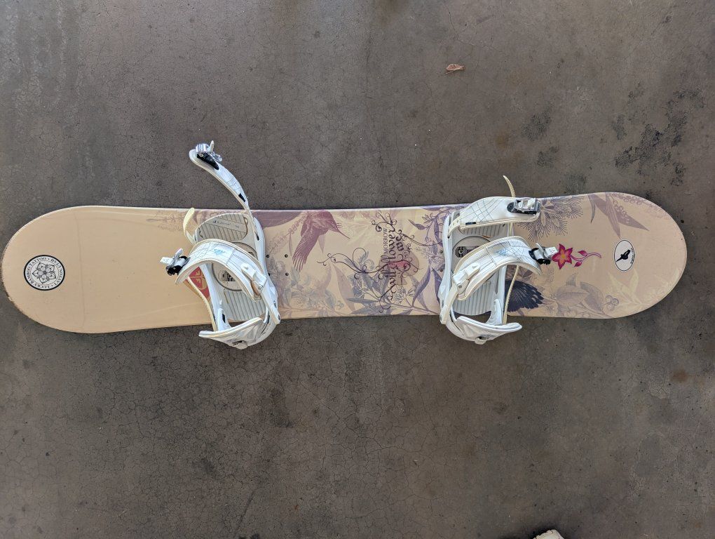 Snowboard and Bindings