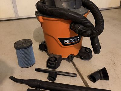 Ridgid Shop wet vaacum 16 gallon 5 hp