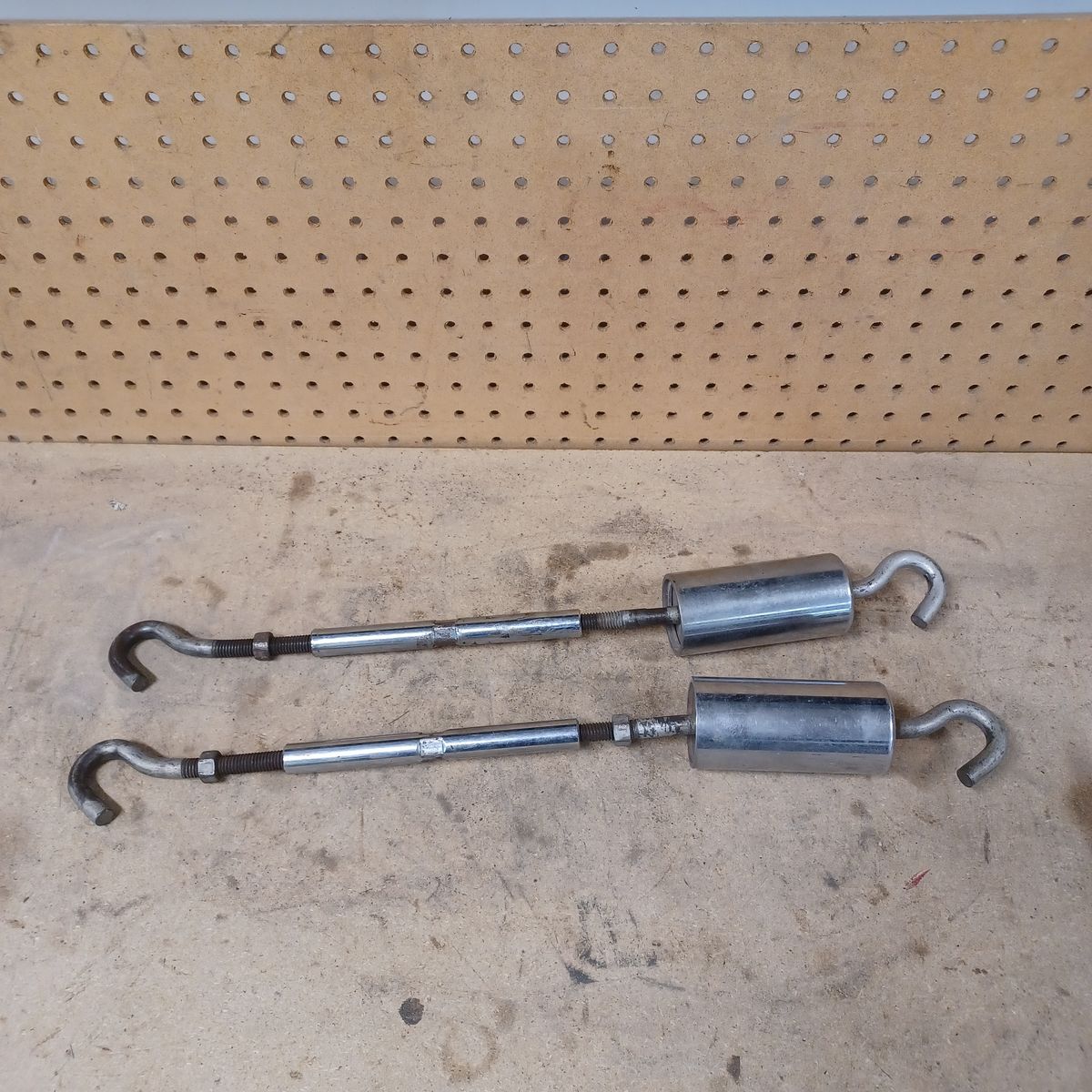 Camper tie downs