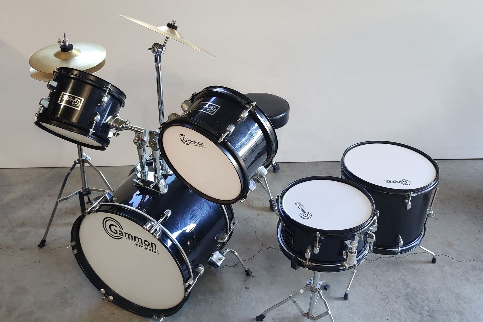 Gammon Percussion 5-Piece Junior Starter Drum Kit