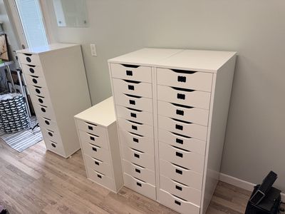 IKEA storage 9 drawer Alex three available