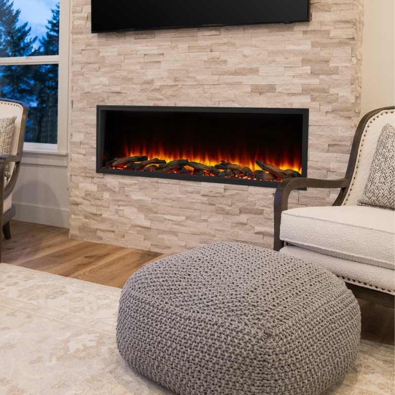 SimpliFire Scion 43” Built-In Electric Fireplace – Like New