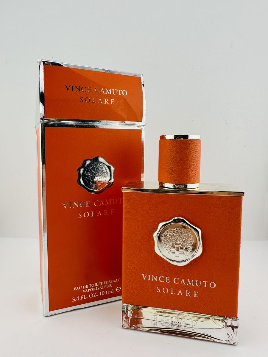 VINCE CAMUTO SOLARE 3.4 oz/100ml EDT Spray for Men NEW IN BOX RARE DISCONTINUED