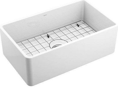 New in box moen porcelain farm apron sink