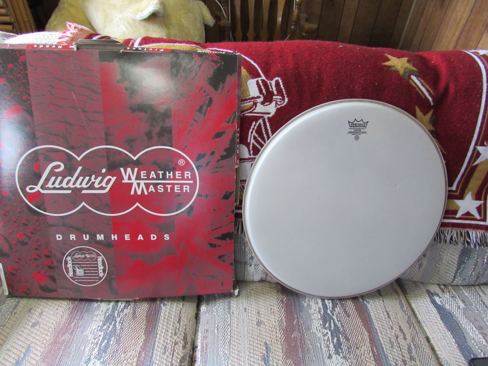 NEW OLD STOCK REMO WEATHER MASTER COATED AMBASSADOR DRUM HEADS