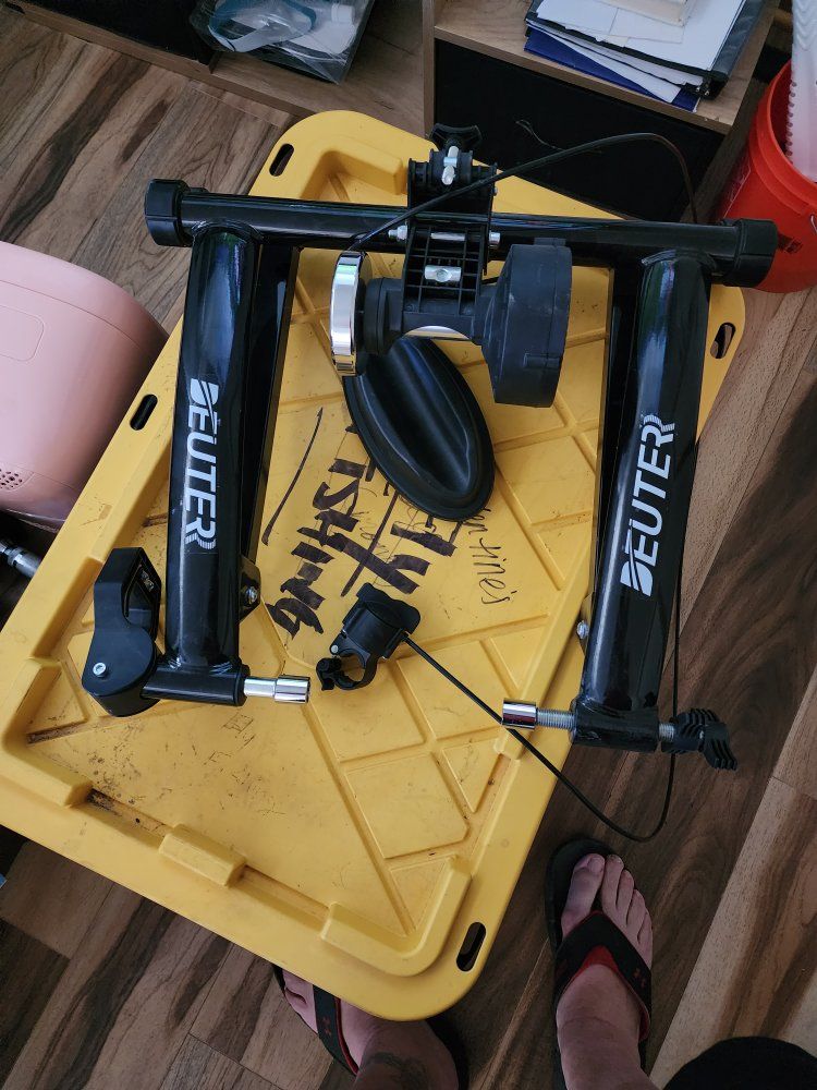 Deuter Magnetic Bike Trainer Stand - Indoor Cycling Workout