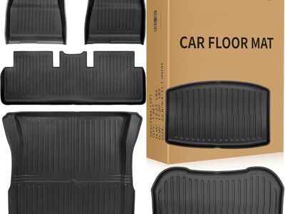 Weize Floor Mats Tesla Model 3 Highland 2025 2024 Front Rear Cargo Mat Used - Full Set