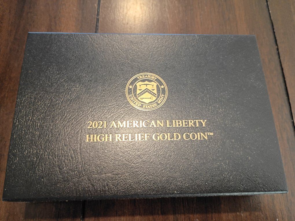 2021 American Liberty High Relief Gold Coin - US Mint with Original Box & COA