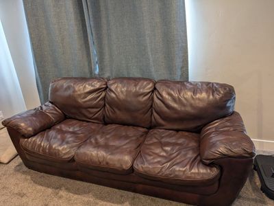 Leather couch