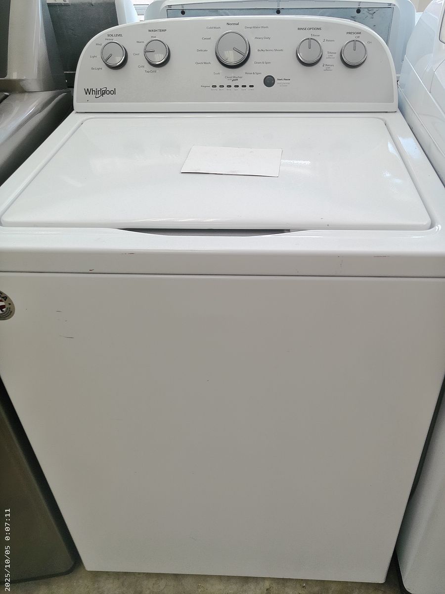 Whirlpool High Efficiency Washer~Without Agitator~90 Day Guarantee