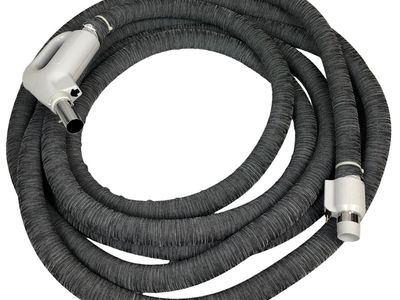 5 foot Plastiflex 3 position switch Electric Central Vacuum Hose 8 foot pigtail or direct connect