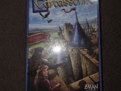 Carcassonne Board Game by Z-Man Games - Strategy Tile-Placement Game - New/Sealed