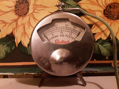 Antique Sterling Hearing Aid Tester PAT'D Oct. 3, 1916