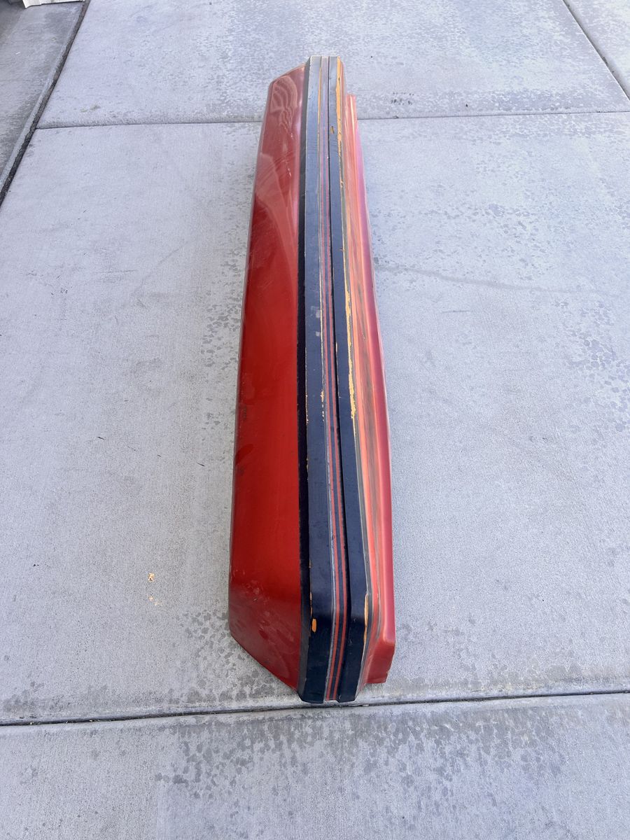 Red 1984 ford mustang GT Bumper
