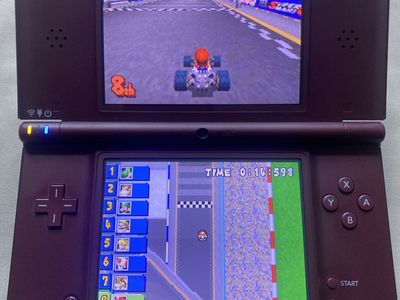 Nintendo DSI XL Red color -Good condition- Modded.