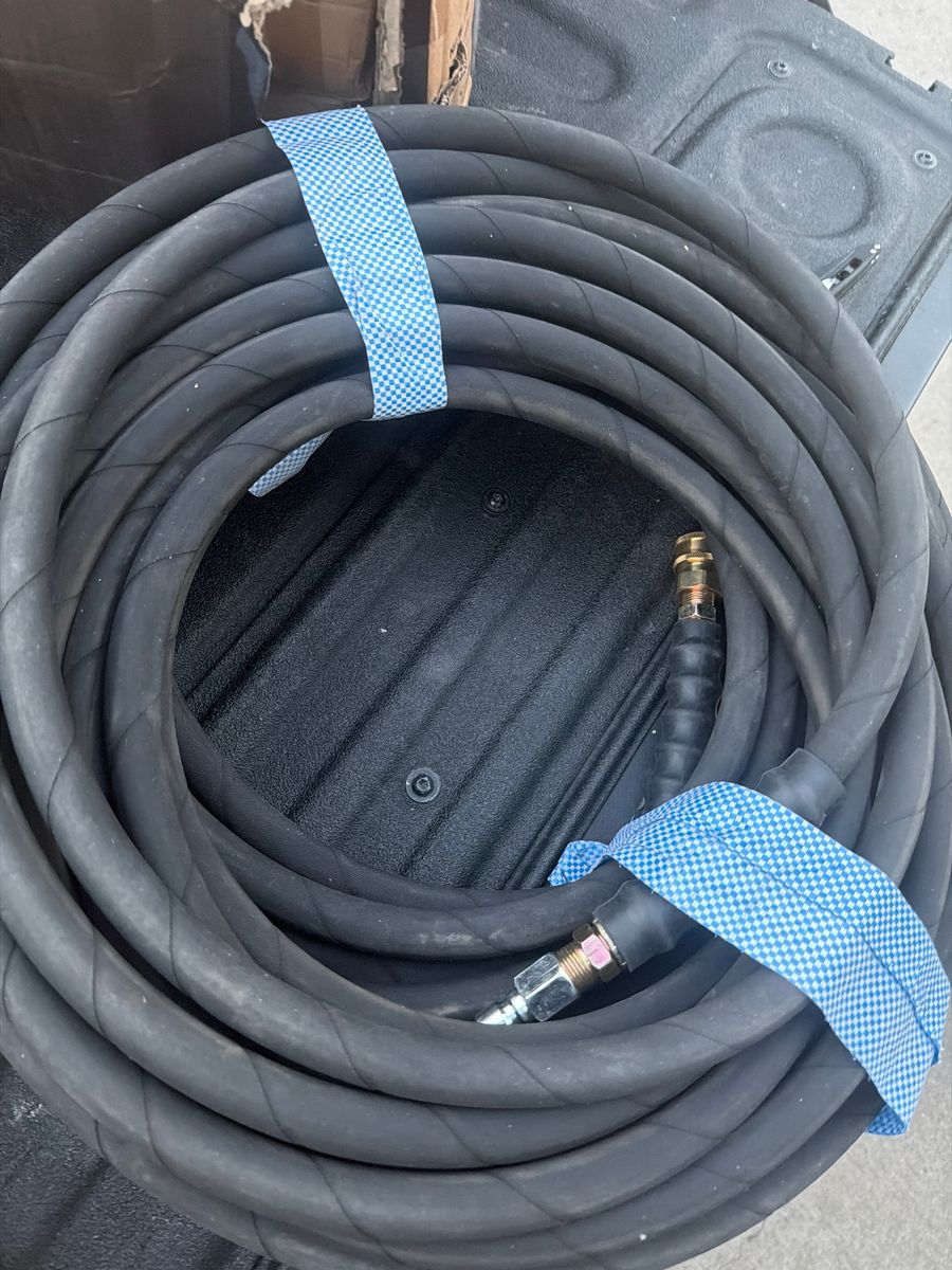 Yard Force Commercial-Grade Heavy-Duty Pressure Washer Hose 50 ft 4000 PSI 3/8 Inch