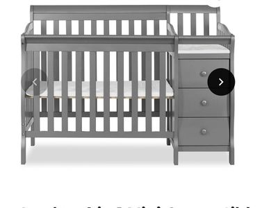 Mini Crib with Changing Table