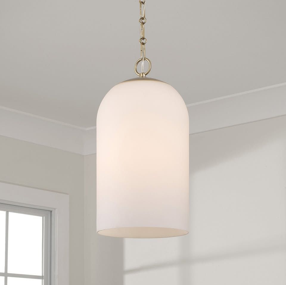 Capital Dome Light - Cleo Capsule Pendant Lighting Fixture Bronze/Frosted (355811MA-554)