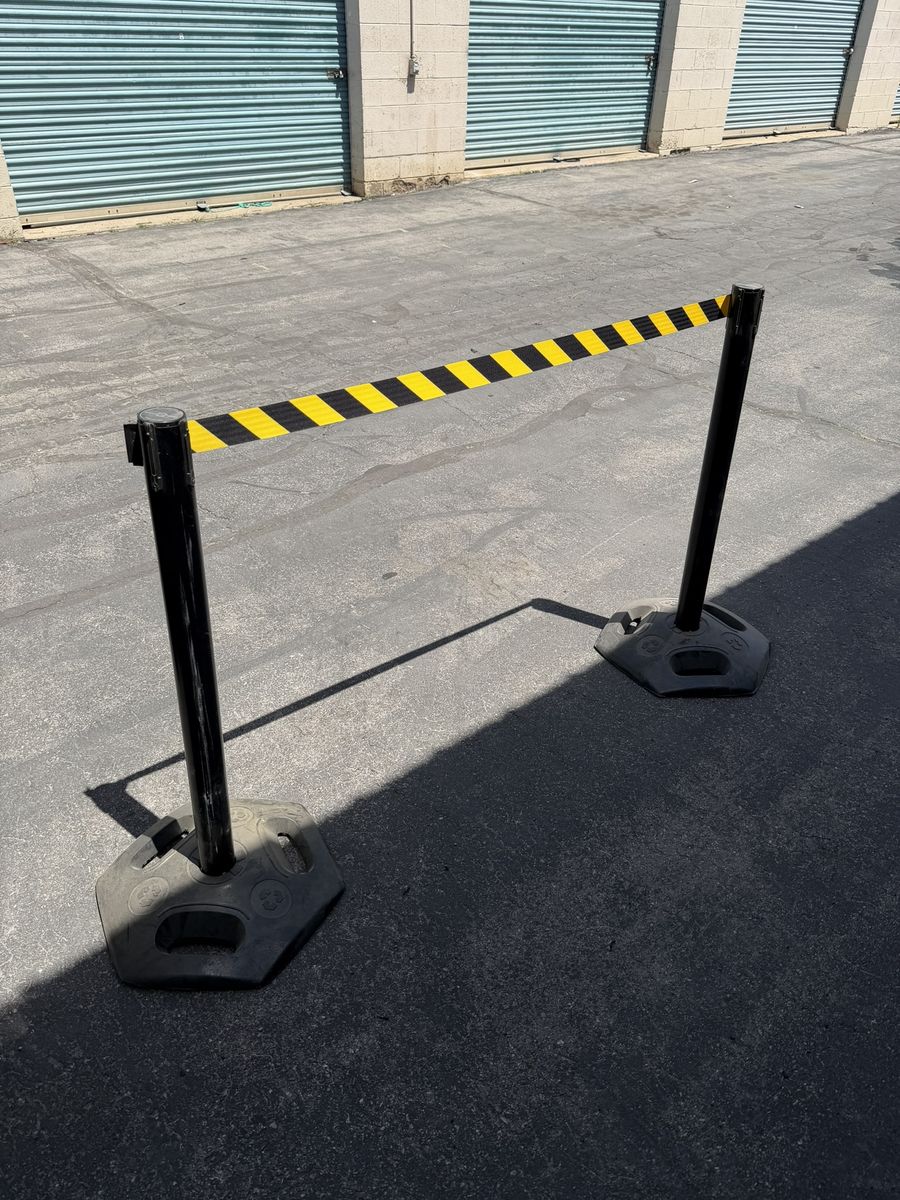Tensa Barrier w/ Caution Tape Barrier (5 available)