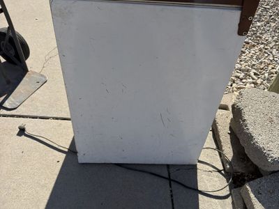 Citation Vintage Chest Freezer - White and Brown - Used