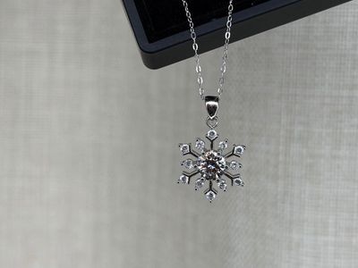 Sterling Silver Moissanite Necklace
