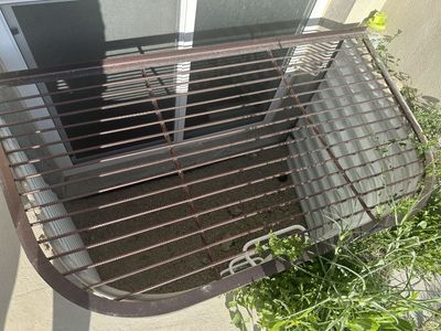 Window well grate cover