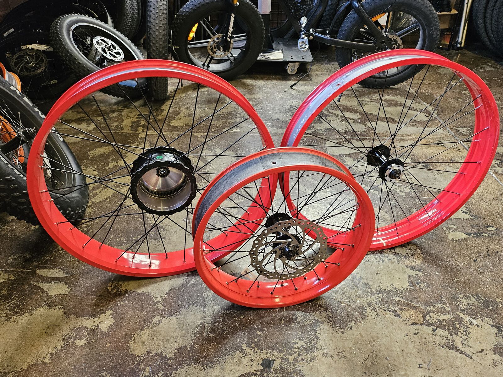Fat Tire Ebike Rims and Treads