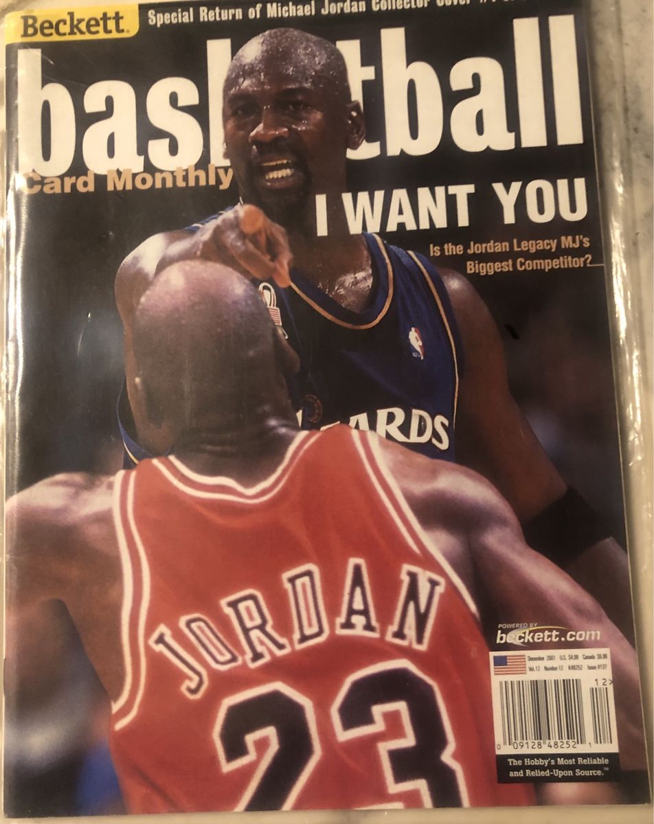 Beckett Basketball Card Monthly - December 2001 - Michael Jordan Collector Cover #137