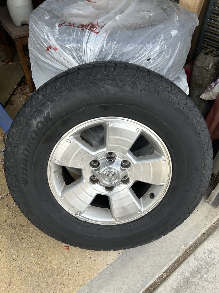 255/75r17 rims and tires for toyota