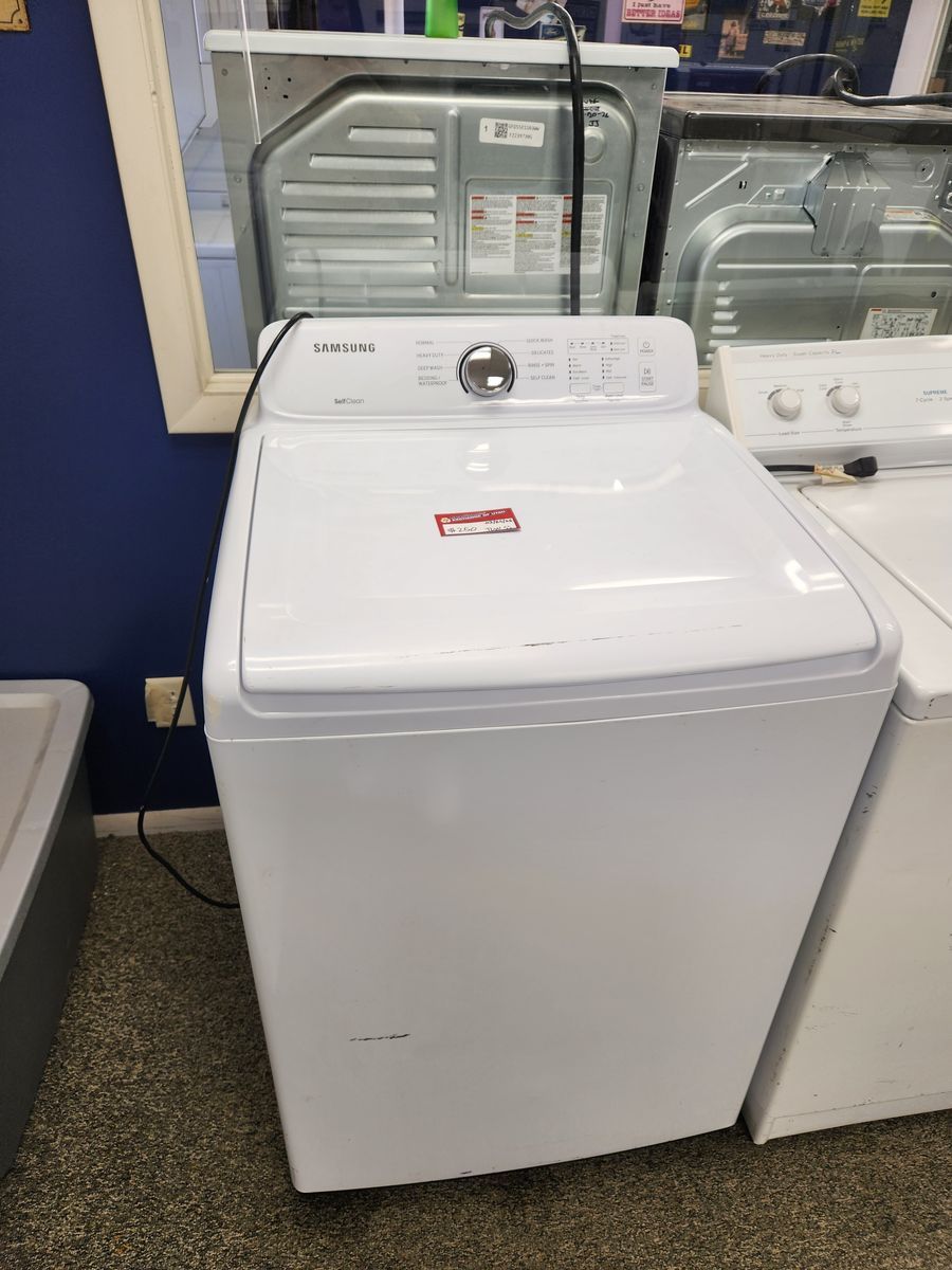 GREAT SAMSUNG TOPLOAD WASHER! WITH A FULL WARRANTY