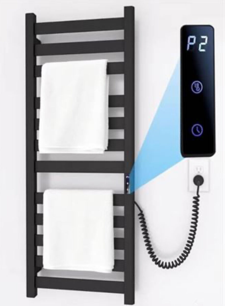 Heated towel rack