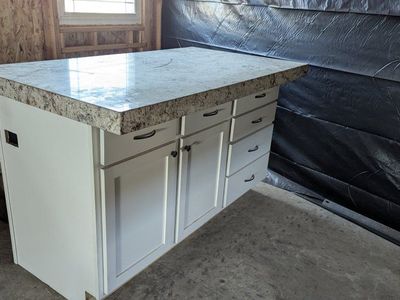island cabinet/granite top