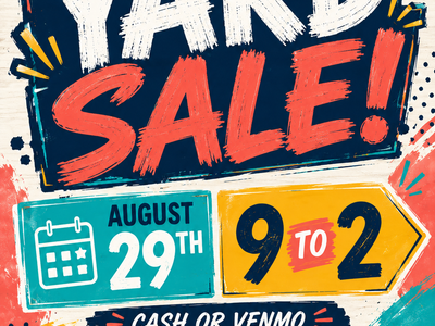 Rain or Shine Herriman Yard Sale