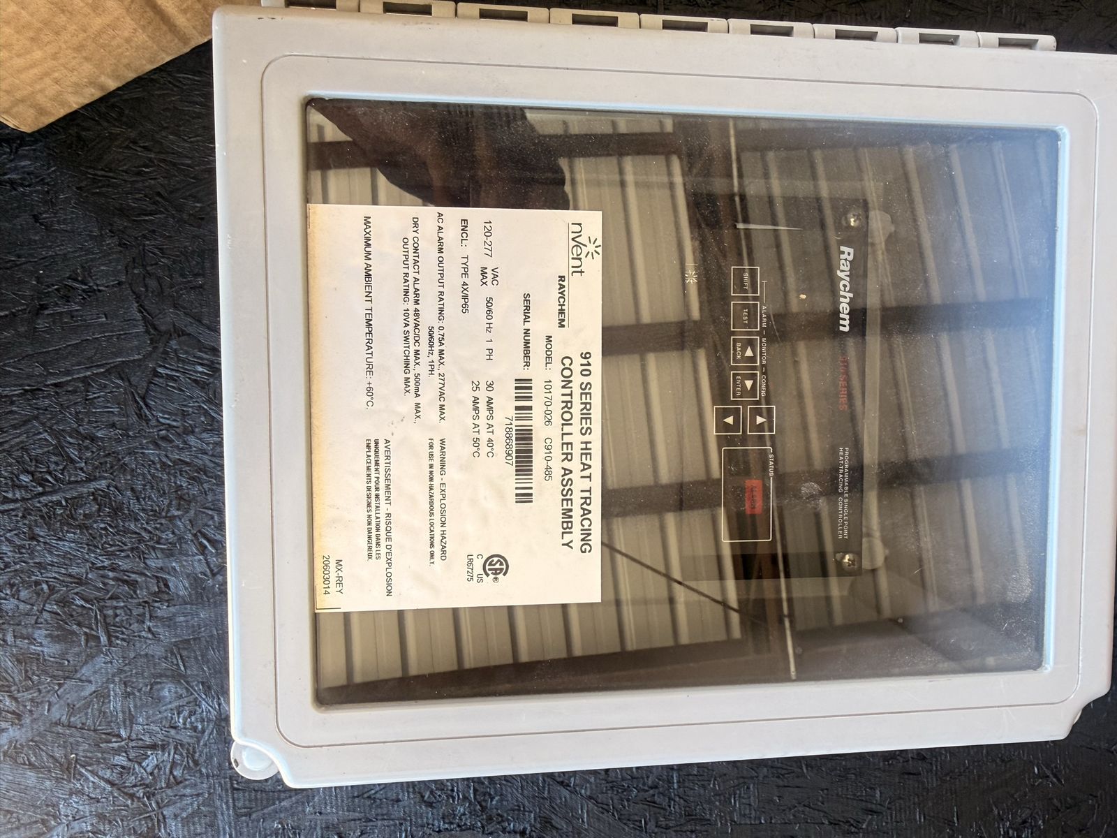 nVent Raychem 910 Series Heat Tracing Controller