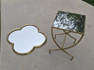 Mirror + End Table
