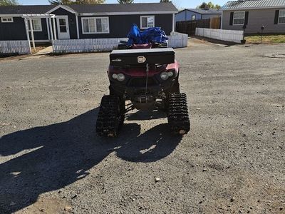 Used ATV Quad with Track System & Front Cargo Storage Box